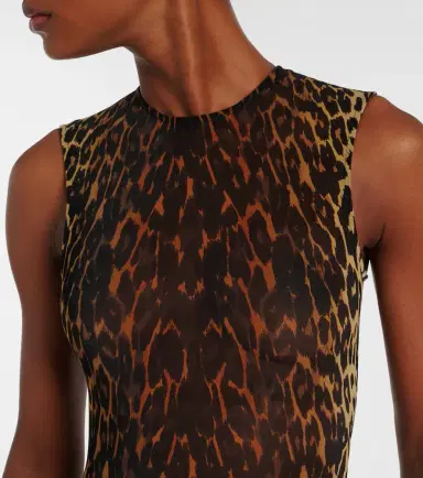 Alex Perry Leopard-print mesh bodysuit | Thumbnail 4
