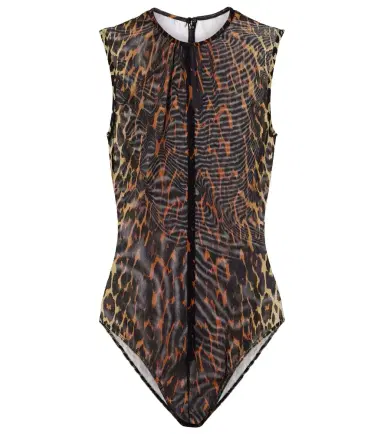 Alex Perry Leopard-print mesh bodysuit | Thumbnail 1