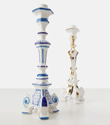 Les-Ottomans Turquerie ceramic candle holder | Thumbnail 5