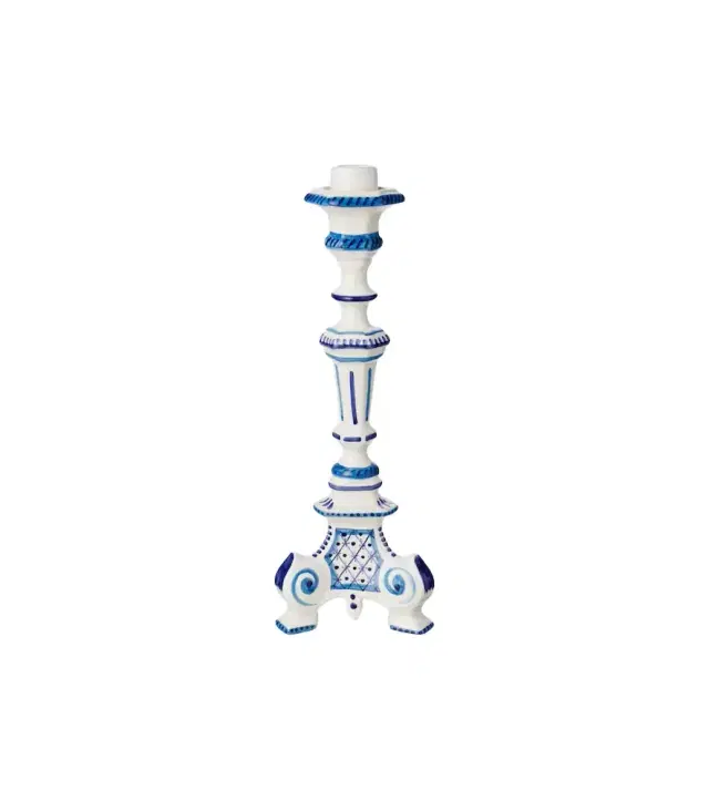 LES OTTOMANS Turquerie ceramic candle holder