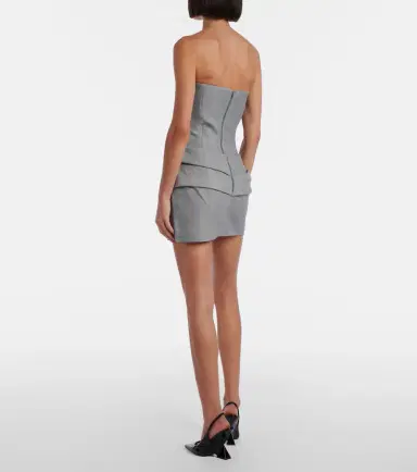 Alex Perry Draped bustier dress | Thumbnail 4
