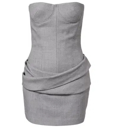 Alex Perry Draped bustier dress | Thumbnail 1