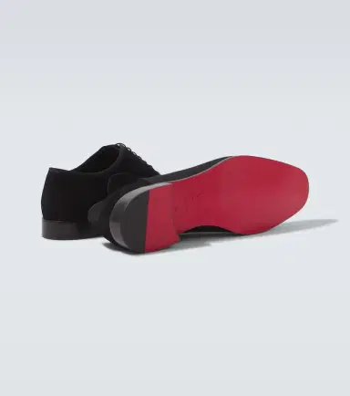 Christian Louboutin Greggory leather-trimmed Oxford shoes | Thumbnail 6 Christian Louboutin Greggory leather-trimmed Oxford shoes | Thumbnail 6