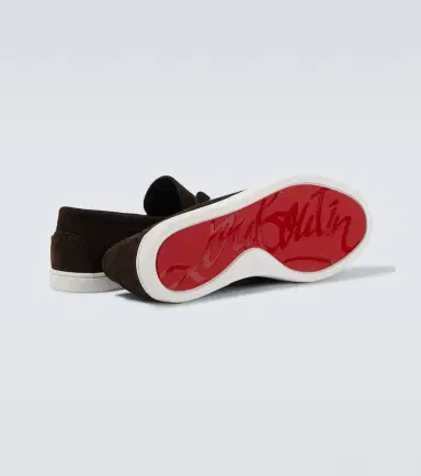 Christian Louboutin Chambeliboat suede slip-on shoes | Thumbnail 2 Christian Louboutin Chambeliboat suede slip-on shoes | Thumbnail 2