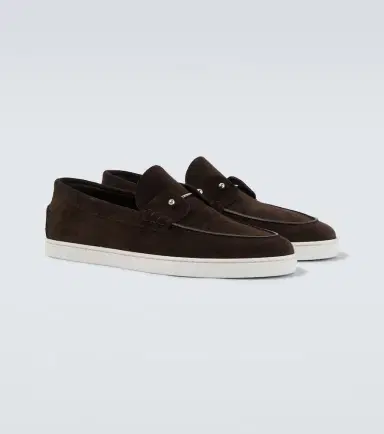 Christian Louboutin Chambeliboat suede slip-on shoes | Thumbnail 3 Christian Louboutin Chambeliboat suede slip-on shoes | Thumbnail 3