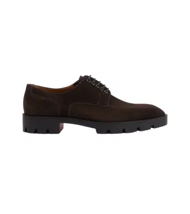 Christian Louboutin Davisol Lion suede Derby shoes | Thumbnail 1 Christian Louboutin Davisol Lion suede Derby shoes | Thumbnail 1