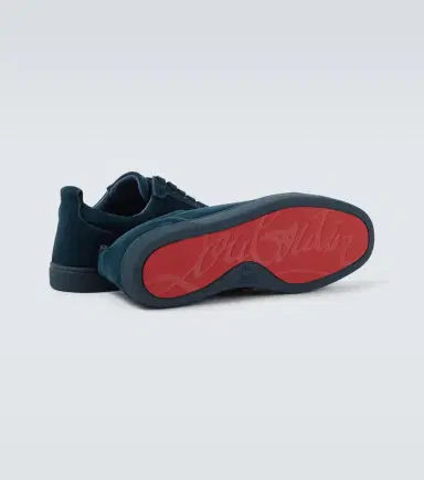 Christian Louboutin Louis Junior Spikes embellished suede sneakers | Thumbnail 4 Christian Louboutin Louis Junior Spikes embellished suede sneakers | Thumbnail 4