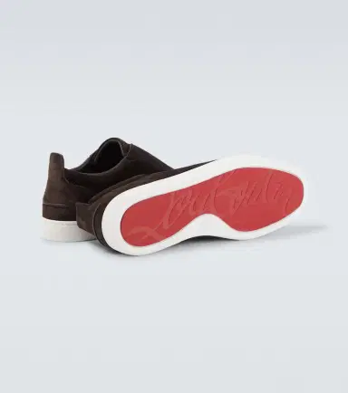 Christian Louboutin St Louis suede slip-on sneakers | Thumbnail 6