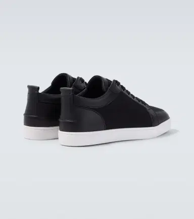 Christian Louboutin Rantulow leather-trimmed twill sneakers | Thumbnail 3 Christian Louboutin Rantulow leather-trimmed twill sneakers | Thumbnail 3