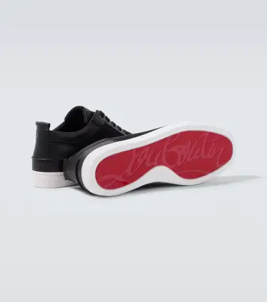 Christian Louboutin Rantulow leather-trimmed twill sneakers | Thumbnail 5 Christian Louboutin Rantulow leather-trimmed twill sneakers | Thumbnail 5