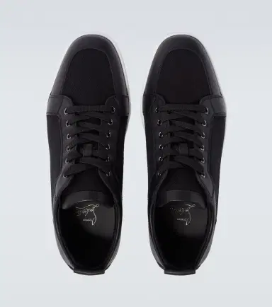 Christian Louboutin Rantulow leather-trimmed twill sneakers | Thumbnail 6 Christian Louboutin Rantulow leather-trimmed twill sneakers | Thumbnail 6
