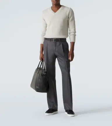 Christian Louboutin Rantulow leather-trimmed twill sneakers | Thumbnail 7 Christian Louboutin Rantulow leather-trimmed twill sneakers | Thumbnail 7