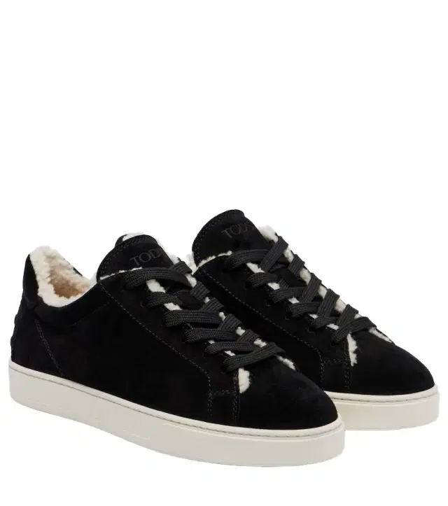 Tod's Cassetta shearling-lined suede sneakers