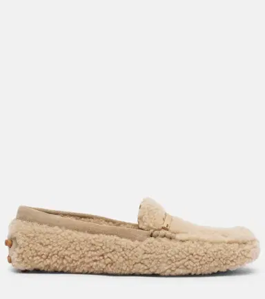 Tod's Gommino shearling driving shoes | Thumbnail 3