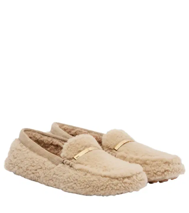 Tod's Gommino shearling driving shoes