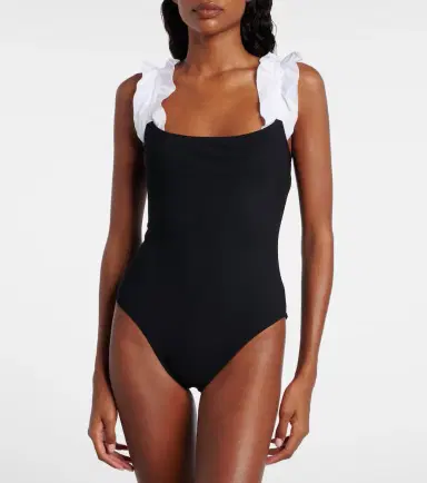 Karla Colletto Evie ruffled swimsuit | Thumbnail 3