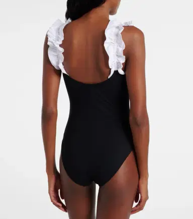 Karla Colletto Evie ruffled swimsuit | Thumbnail 4