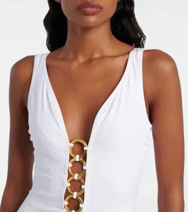 Karla Colletto Luca ring-detail swimsuit | Thumbnail 3