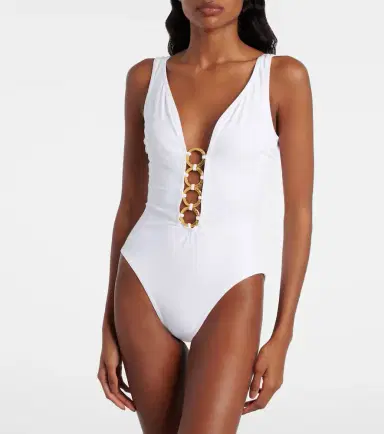 Karla Colletto Luca ring-detail swimsuit | Thumbnail 5