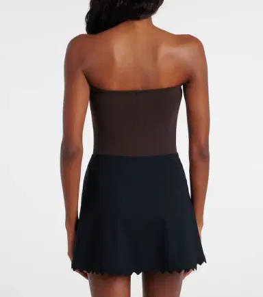 Karla Colletto Ines scalloped miniskirt | Thumbnail 2