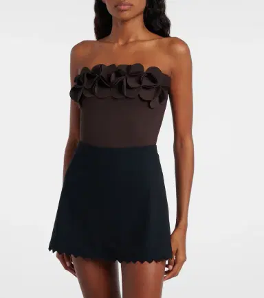 Karla Colletto Ines scalloped miniskirt | Thumbnail 3