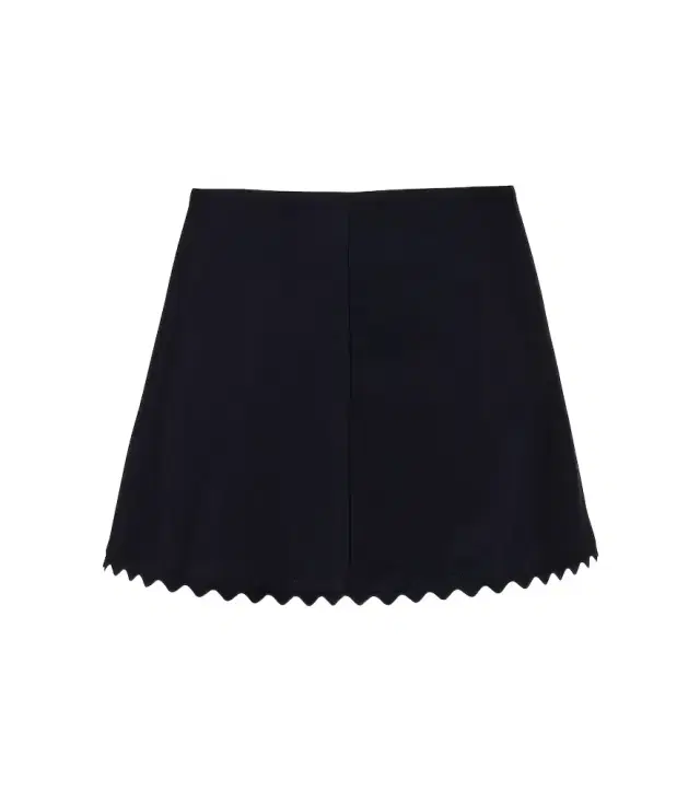 Ines scalloped miniskirt