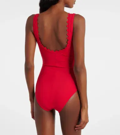 Karla Colletto Inés scalloped swimsuit | Thumbnail 3