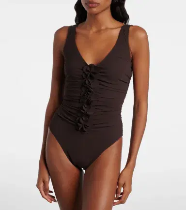 Karla Colletto Tess floral-appliqué swimsuit | Thumbnail 3 Karla Colletto Tess floral-appliqué swimsuit | Thumbnail 3