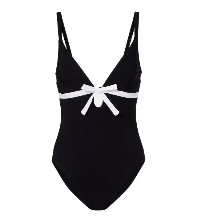 Karla Colletto Lenora bow-detail swimsuit