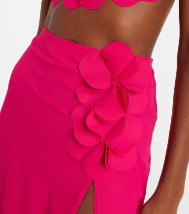 Karla Colletto Tess floral-appliqué beach cover-up | Thumbnail 3 Karla Colletto Tess floral-appliqué beach cover-up | Thumbnail 3