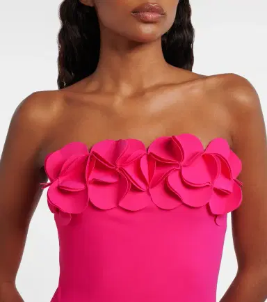 Karla Colletto Tess floral-appliqué swimsuit | Thumbnail 3