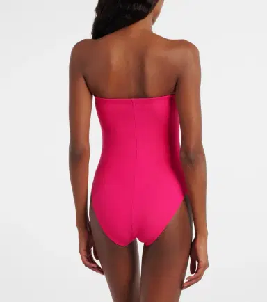 Karla Colletto Tess floral-appliqué swimsuit | Thumbnail 5
