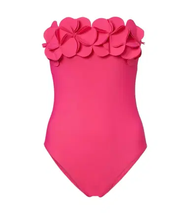 Karla Colletto Tess floral-appliqué swimsuit | Thumbnail 1