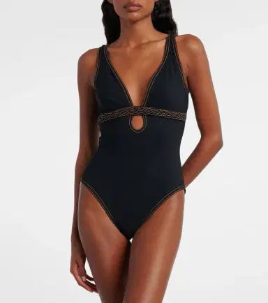 Karla Colletto Quinn keyhole cutout swimsuit | Thumbnail 3