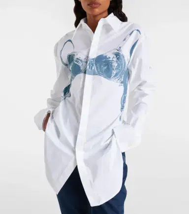 Jean Paul Gaultier Printed cotton-blend shirt | Thumbnail 3 Jean Paul Gaultier Printed cotton-blend shirt | Thumbnail 3