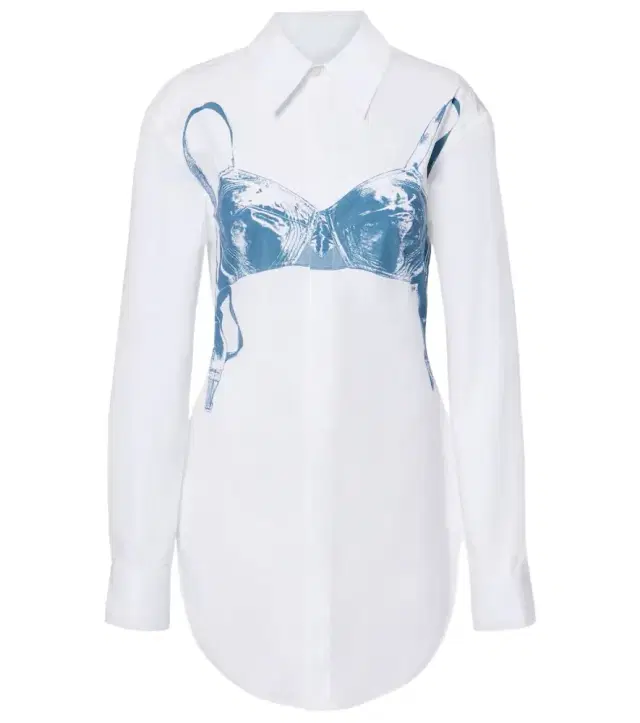 Jean Paul Gaultier Printed cotton-blend shirt