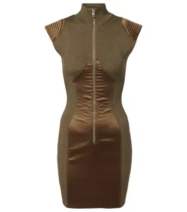 Jean Paul Gaultier Wool-blend minidress | Thumbnail 1 Jean Paul Gaultier Wool-blend minidress | Thumbnail 1