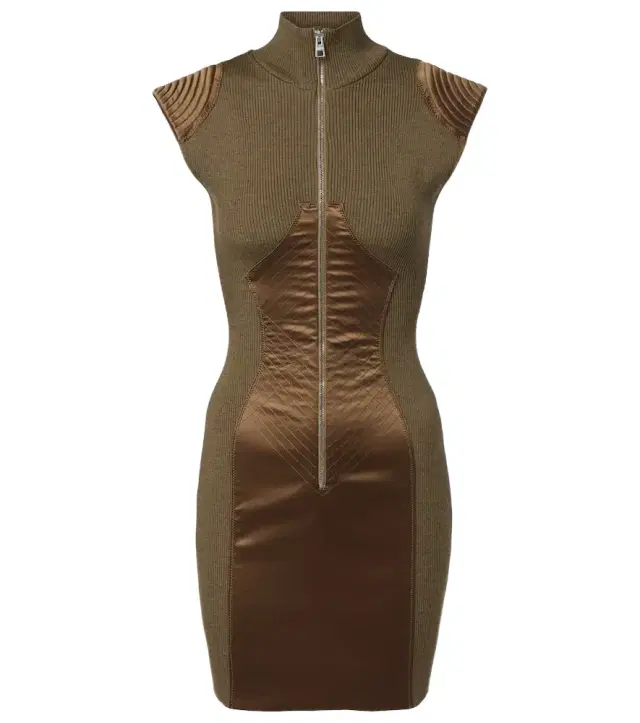 Jean Paul Gaultier Wool-blend minidress