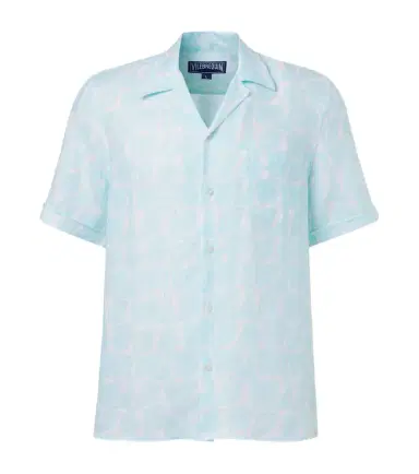 Vilebrequin Charli floral linen bowling shirt | Thumbnail 1