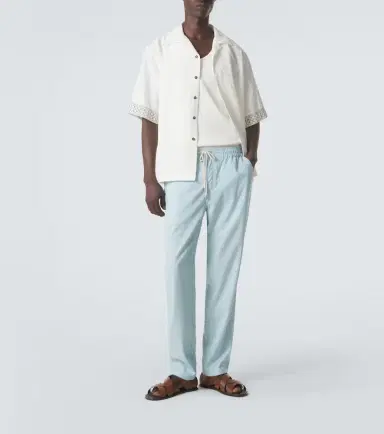 Vilebrequin Parc striped wool-blend slim pants | Thumbnail 2