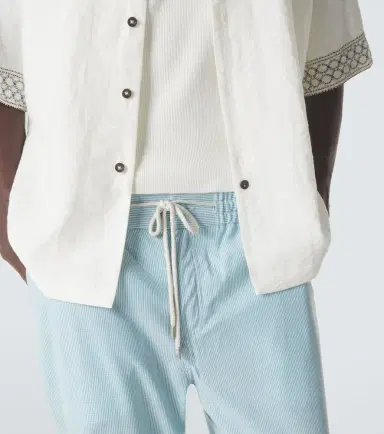 Vilebrequin Parc striped wool-blend slim pants | Thumbnail 6