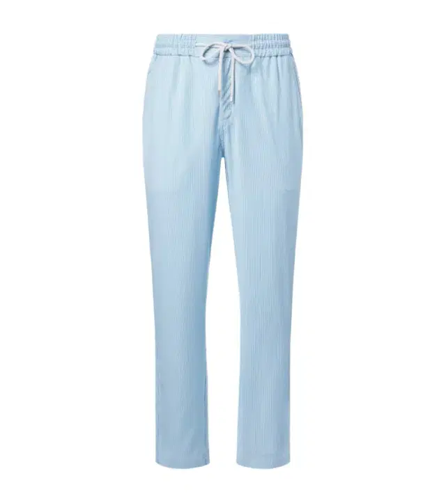 Vilebrequin Parc striped wool-blend slim pants