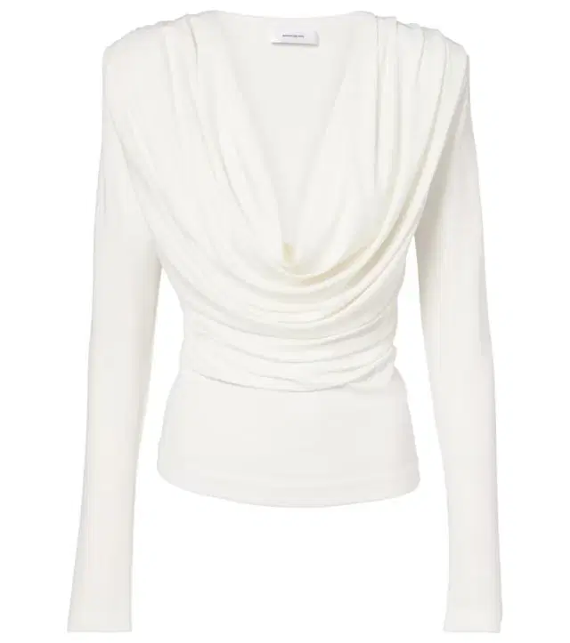 Wardrobe. NYC Draped jersey top