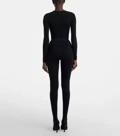 Wardrobe.NYC Wardrobe. NYC High-rise stirrup leggings | Thumbnail 3