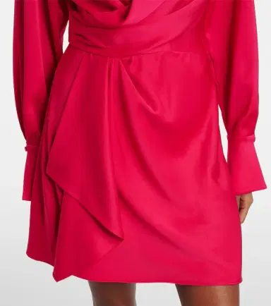 Simkhai Talit draped satin wrap dress | Thumbnail 2