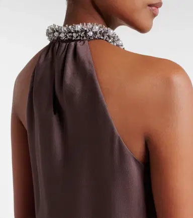 Simkhai Embellished satin top | Thumbnail 2 Simkhai Embellished satin top | Thumbnail 2