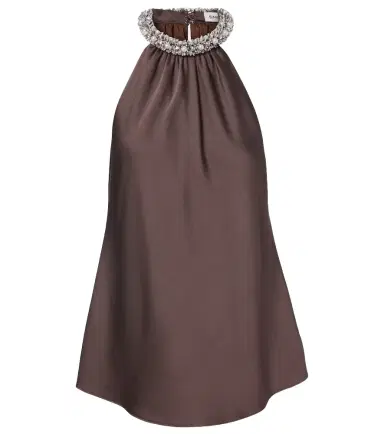 Simkhai Embellished satin top | Thumbnail 1 Simkhai Embellished satin top | Thumbnail 1