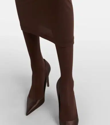 Wardrobe.NYC Wardrobe. NYC Sheer midi skirt | Thumbnail 2