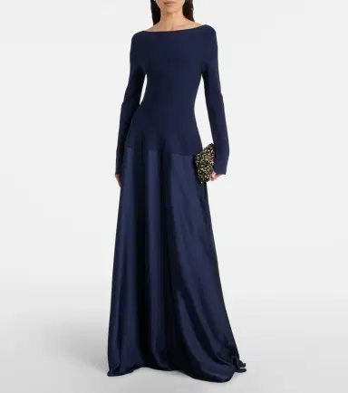 Simkhai Paola satin gown | Thumbnail 4