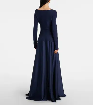 Simkhai Paola satin gown | Thumbnail 6